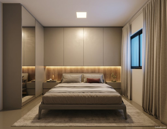 Imagem Apartamento com 1 Quarto à Venda, 63 m² em Portão - Curitiba