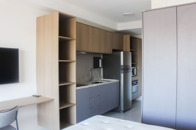 Imagem Apartamento com 1 Quarto para Alugar, 30 m² em Moema - São Paulo Imagem Apartamento com 1 Quarto para Alugar, 30 m² em Moema - São Paulo