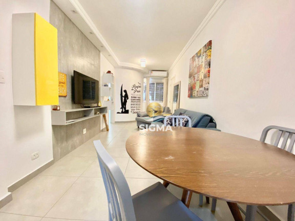 Imagem Apartamento com 1 Quarto à Venda, 55 m² em Tombo - Guarujá Imagem Apartamento com 1 Quarto à Venda, 55 m² em Tombo - Guarujá
