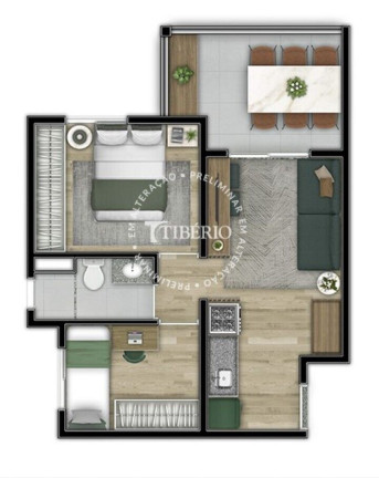 Imagem Apartamento com 1 Quarto à Venda, 35 m² em Tatuapé - São Paulo Imagem Apartamento com 1 Quarto à Venda, 35 m² em Tatuapé - São Paulo
