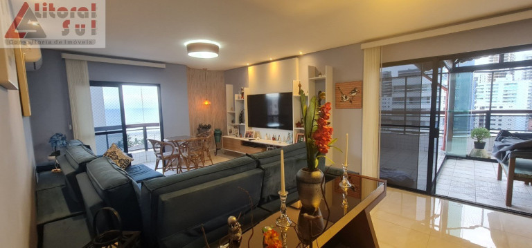 Imagem Imóvel com 3 Quartos à Venda, 136 m² em Guilhermina - Praia Grande