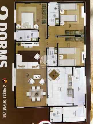 Imagem Apartamento com 3 Quartos para Alugar, 125 m² em Embaré - Santos Imagem Apartamento com 3 Quartos para Alugar, 125 m² em Embaré - Santos
