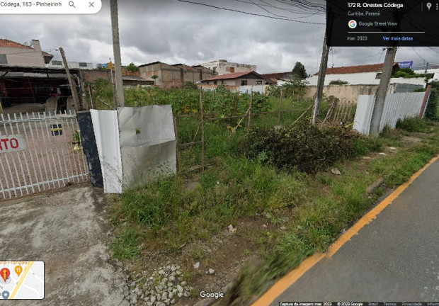 Terreno à Venda, 363 m² em Pinheirinho - Curitiba