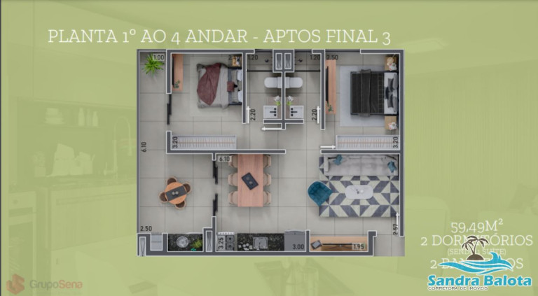 Imagem Apartamento com 2 Quartos à Venda, 59 m² em Itaguá - Ubatuba Imagem Apartamento com 2 Quartos à Venda, 59 m² em Itaguá - Ubatuba