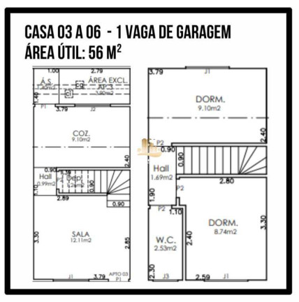 Imagem Casa com 2 Quartos à Venda, 58 m² em Sítio Do Campo - Praia Grande Imagem Casa com 2 Quartos à Venda, 58 m² em Sítio Do Campo - Praia Grande
