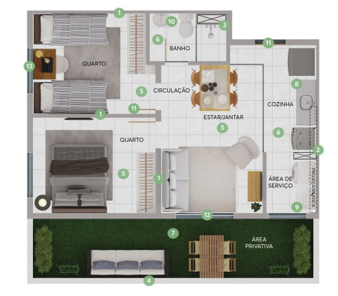 Imagem Imóvel com 2 Quartos à Venda, 42 m² em Monjolos - São Gonçalo