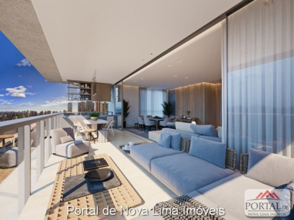 Apartamento com 4 Quartos à Venda, 313 m² em Jardim Das Mangabeiras - Nova Lima