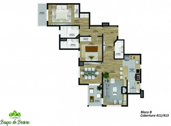 Imagem Apartamento com 2 Quartos à Venda, 8.359 m² em Bavária - Gramado Imagem Apartamento com 2 Quartos à Venda, 8.359 m² em Bavária - Gramado