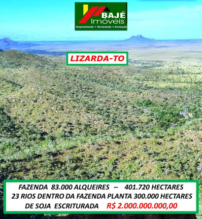 Imagem Fazenda à Venda, 401.720 m² em Goiânia Imagem Fazenda à Venda, 401.720 m² em Goiânia