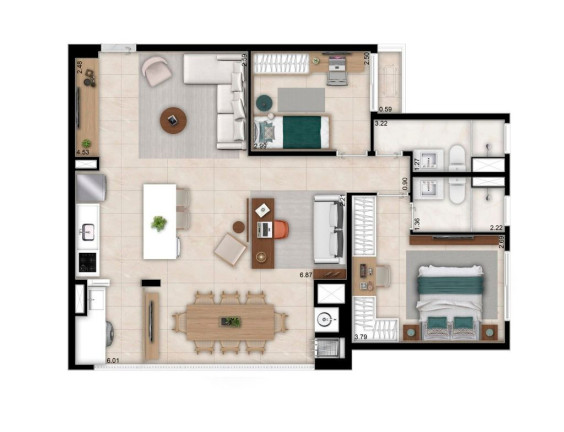 Imagem Studio com 1 Quarto à Venda, 22 m² em Perdizes - São Paulo