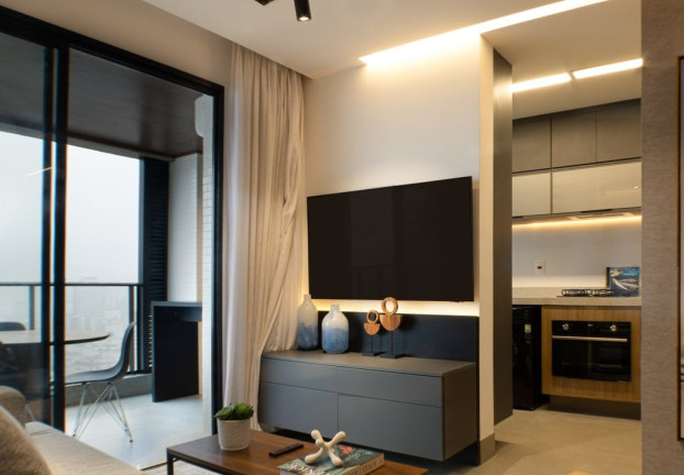 Imagem Apartamento com 1 Quarto à Venda, 54 m² em Boqueirão - Santos Imagem Apartamento com 1 Quarto à Venda, 54 m² em Boqueirão - Santos