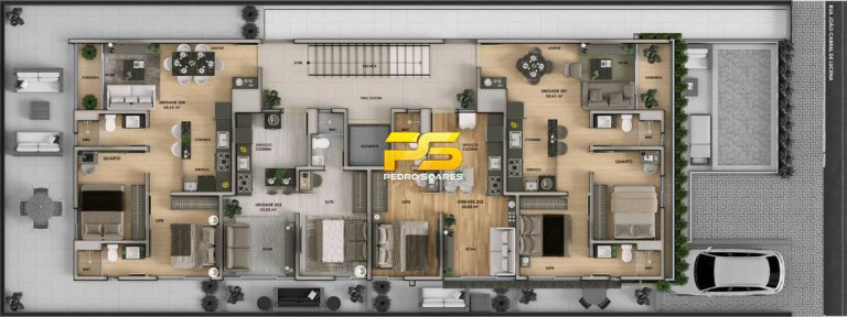 Imagem Apartamento com 2 Quartos à Venda, 55 m² em Bessa - João Pessoa Imagem Apartamento com 2 Quartos à Venda, 55 m² em Bessa - João Pessoa