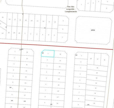 Imagem Terreno à Venda, 624 m² em Residencial São Leopoldo Complemento - Goiânia Imagem Terreno à Venda, 624 m² em Residencial São Leopoldo Complemento - Goiânia