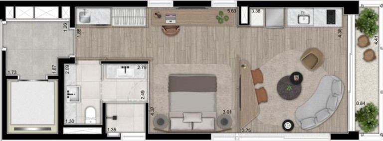 Imagem Imóvel com 1 Quarto à Venda, 53 m² em Alto De Pinheiros - São Paulo Imagem Imóvel com 1 Quarto à Venda, 53 m² em Alto De Pinheiros - São Paulo
