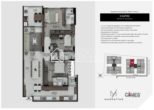 Imagem Apartamento com 3 Quartos à Venda, 133 m² em Floresta - São José