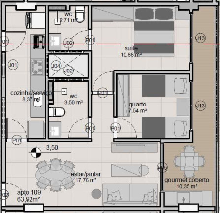 Imagem Apartamento com 2 Quartos à Venda, 64 m² em Intermares - Cabedelo Imagem Apartamento com 2 Quartos à Venda, 64 m² em Intermares - Cabedelo