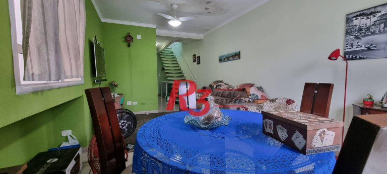 Imagem Sobrado com 3 Quartos à Venda, 98 m² em Encruzilhada - Santos Imagem Sobrado com 3 Quartos à Venda, 98 m² em Encruzilhada - Santos