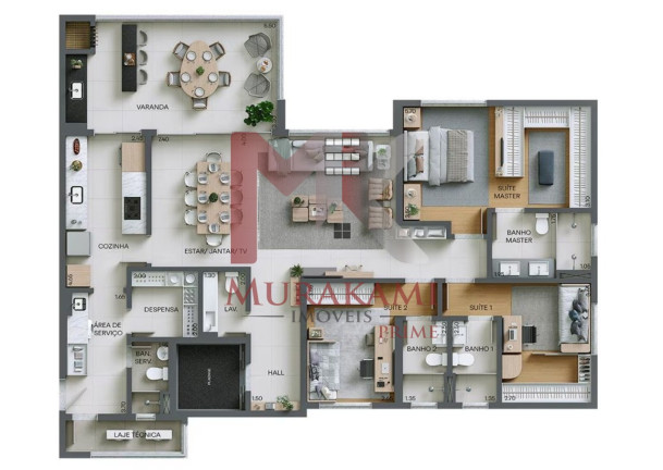 Imagem Imóvel com 3 Quartos à Venda, 171 m² em Ecoville - Curitiba Imagem Imóvel com 3 Quartos à Venda, 171 m² em Ecoville - Curitiba