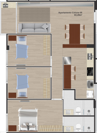 Imagem Apartamento com 3 Quartos à Venda, 76 m² em Intermares - Cabedelo Imagem Apartamento com 3 Quartos à Venda, 76 m² em Intermares - Cabedelo