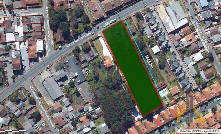 Imagem Terreno à Venda, 33 m² em Santa Felicidade - Curitiba Imagem Terreno à Venda, 33 m² em Santa Felicidade - Curitiba