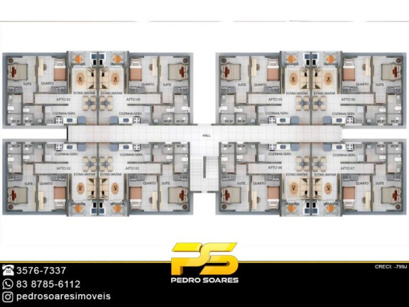 Imagem Apartamento com 2 Quartos à Venda, 53 m² em Camalaú - Cabedelo Imagem Apartamento com 2 Quartos à Venda, 53 m² em Camalaú - Cabedelo