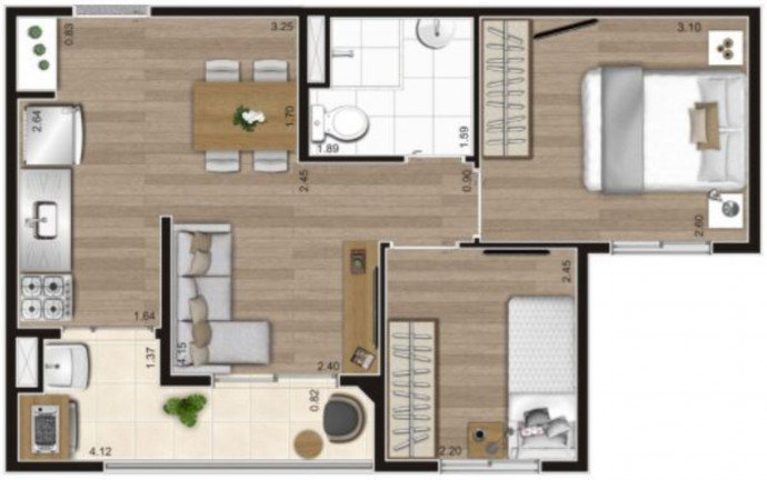 Imagem Imóvel com 2 Quartos à Venda, 41 m² em Vila Pirituba - São Paulo Imagem Imóvel com 2 Quartos à Venda, 41 m² em Vila Pirituba - São Paulo