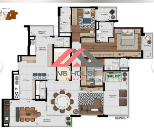 Imagem Imóvel com 3 Quartos à Venda, 162 m² em Campestre - Santo André Imagem Imóvel com 3 Quartos à Venda, 162 m² em Campestre - Santo André
