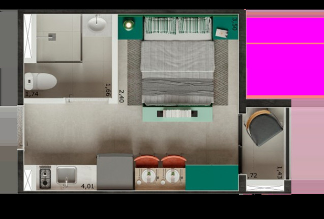 Imagem Apartamento com 1 Quarto à Venda, 24 m² em Jabaquara - São Paulo Imagem Apartamento com 1 Quarto à Venda, 24 m² em Jabaquara - São Paulo