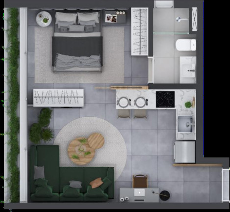 Imagem Imóvel com 1 Quarto à Venda, 53 m² em Itaim Bibi - São Paulo