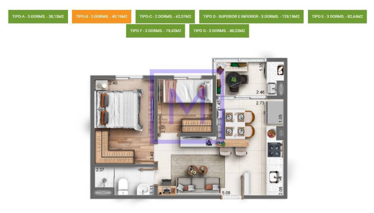 Imagem Apartamento com 2 Quartos à Venda, 42 m² em Itaquera - São Paulo