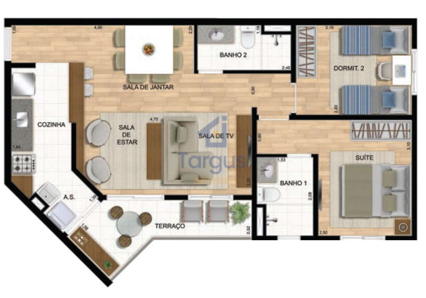 Imagem Apartamento com 2 Quartos à Venda, 65 m² em Vila Prudente - São Paulo