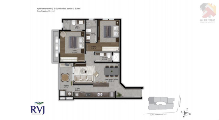 Imagem Apartamento com 2 Quartos à Venda, 75 m² em Trindade - Florianópolis Imagem Apartamento com 2 Quartos à Venda, 75 m² em Trindade - Florianópolis