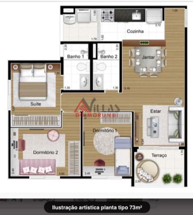Imagem Apartamento com 3 Quartos à Venda, 73 m² em Vila Andrade - São Paulo Imagem Apartamento com 3 Quartos à Venda, 73 m² em Vila Andrade - São Paulo