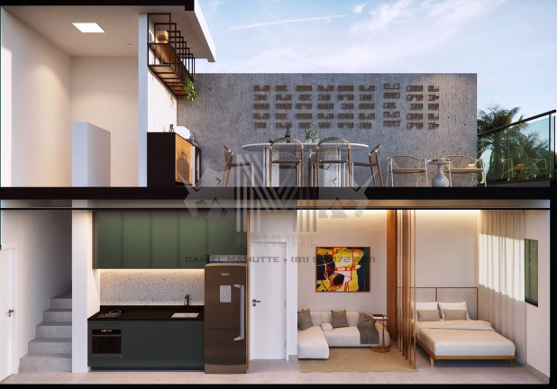 Imagem Apartamento com 1 Quarto à Venda, 45 m² em Praia Dos Carneiros - Tamandaré