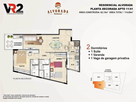 Imagem Apartamento com 2 Quartos à Venda, 62 m² em Centro - Sao Vicente Imagem Apartamento com 2 Quartos à Venda, 62 m² em Centro - Sao Vicente