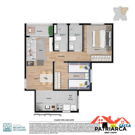 Imagem Apartamento com 2 Quartos à Venda, 58 m² em Centro - Sumaré Imagem Apartamento com 2 Quartos à Venda, 58 m² em Centro - Sumaré