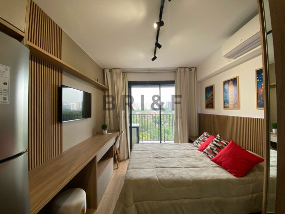 Imagem Apartamento com 1 Quarto para Alugar, 23 m² em Brooklin - São Paulo Imagem Apartamento com 1 Quarto para Alugar, 23 m² em Brooklin - São Paulo