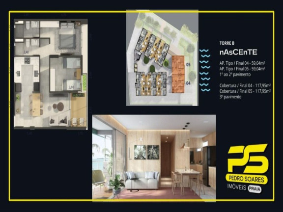 Imagem Imóvel com 2 Quartos à Venda, em Bessa - João Pessoa Imagem Imóvel com 2 Quartos à Venda, em Bessa - João Pessoa