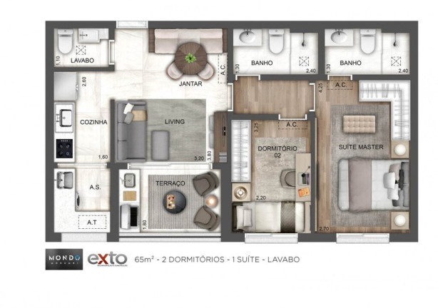 Imagem Imóvel com 2 Quartos à Venda, 65 m² em Vila Andrade - São Paulo Imagem Imóvel com 2 Quartos à Venda, 65 m² em Vila Andrade - São Paulo