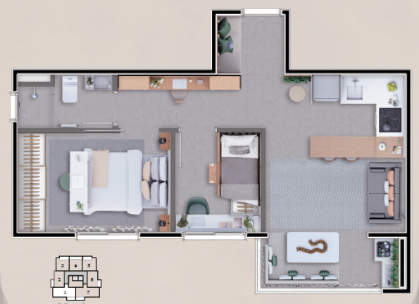 Imagem Apartamento com 2 Quartos à Venda, 42 m² em Vila Dom Pedro I - São Paulo Imagem Apartamento com 2 Quartos à Venda, 42 m² em Vila Dom Pedro I - São Paulo
