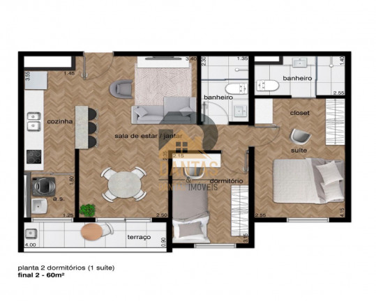 Imagem Imóvel com 2 Quartos à Venda, 60 m² em São Luiz - Itu Imagem Imóvel com 2 Quartos à Venda, 60 m² em São Luiz - Itu