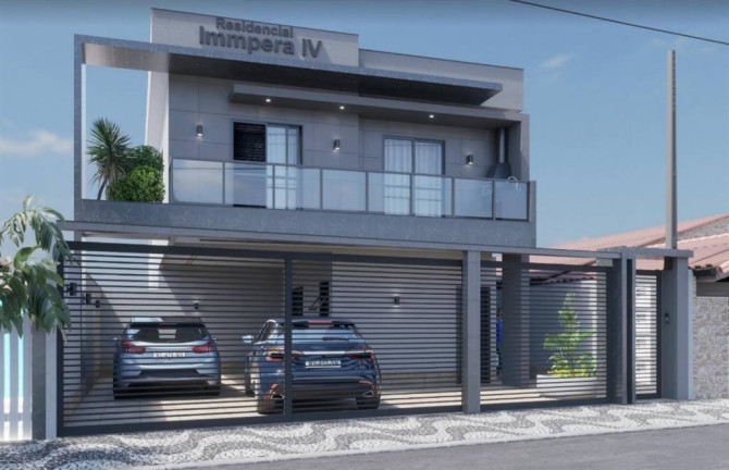 Sobrado com 2 Quartos à Venda, 57 m² em Aviação - Praia Grande