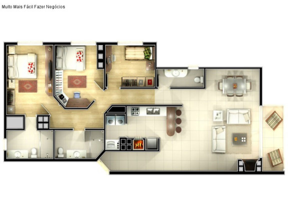 Imagem Apartamento com 3 Quartos à Venda, 123 m² em Alphaville - Gramado