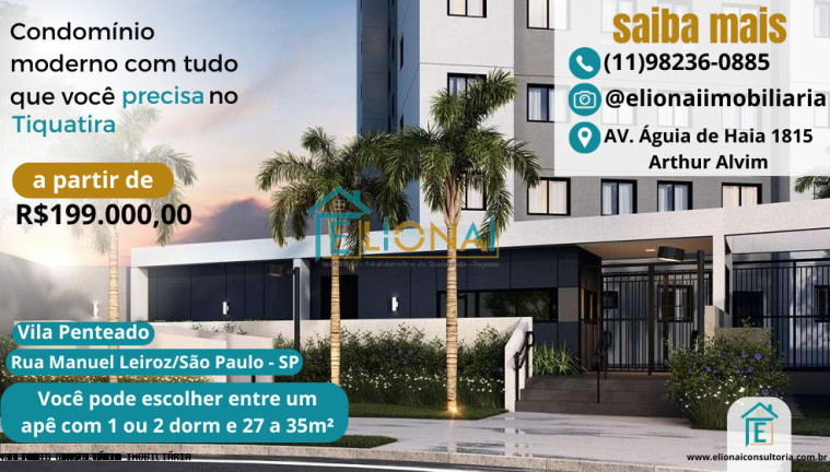 Imagem Apartamento com 1 Quarto à Venda, 27 m² em Vila Penteado - São Paulo Imagem Apartamento com 1 Quarto à Venda, 27 m² em Vila Penteado - São Paulo