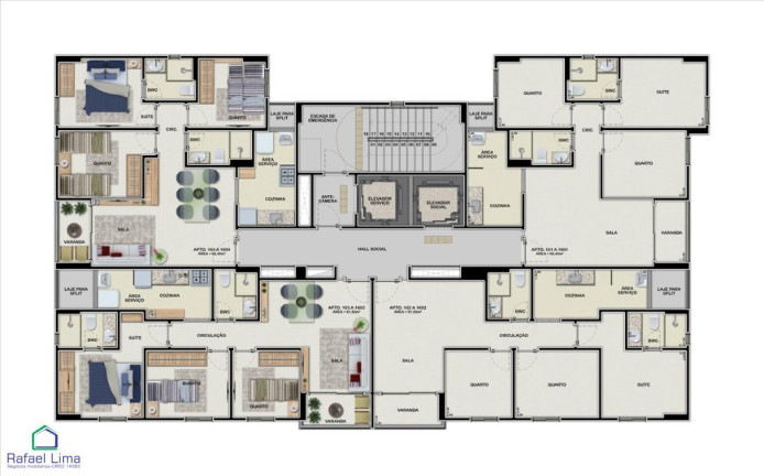 Imagem Apartamento com 3 Quartos à Venda, 62 m² em Casa Amarela - Recife Imagem Apartamento com 3 Quartos à Venda, 62 m² em Casa Amarela - Recife