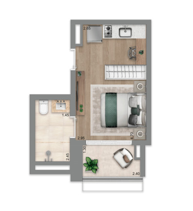 Imagem Apartamento com 2 Quartos à Venda, 76 m² em Brooklin Paulista - São Paulo