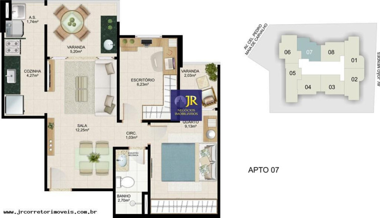 Imagem Apartamento com 2 Quartos à Venda, 58 m² em Praia De Itaparica - Vila Velha