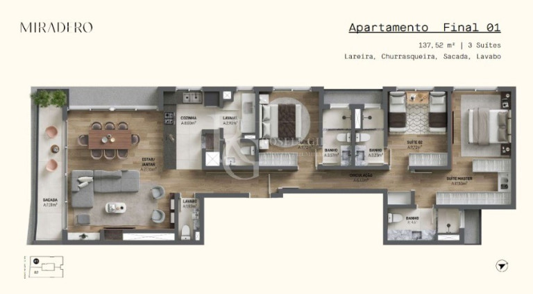 Imagem Apartamento com 3 Quartos à Venda, 139 m² em Rio Branco - Porto Alegre Imagem Apartamento com 3 Quartos à Venda, 139 m² em Rio Branco - Porto Alegre