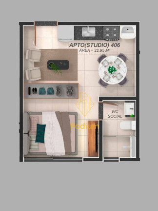 Imagem Imóvel com 1 Quarto à Venda, 22 m² em Aeroclube - João Pessoa Imagem Imóvel com 1 Quarto à Venda, 22 m² em Aeroclube - João Pessoa