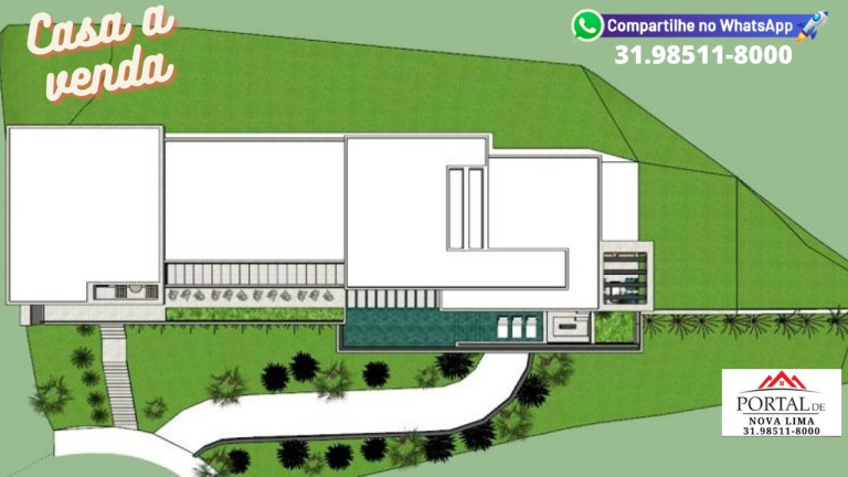 Imagem Casa com 4 Quartos à Venda, 580 m² em Quintas Do Sol - Nova Lima